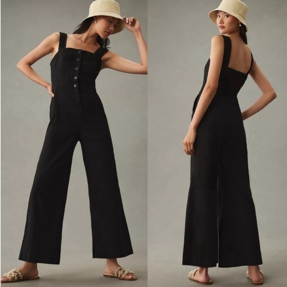 Anthropologie Black Jumpsuit